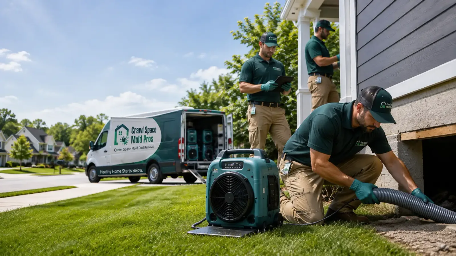 Crawl Space Mold Removal in Cologne, MN